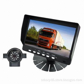 Car Rear-view System with Monitor and Camera for Buses, 12 to 32V Working Voltage
